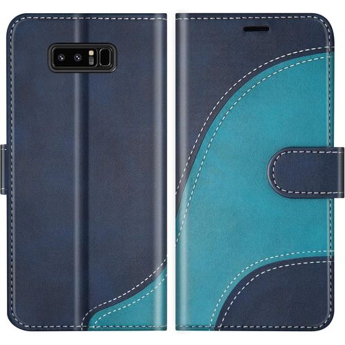 Coque Pour Galaxy Note 8, Portefeuille Etui En Cuir Pu, Magnétique Protection Housse Coque Pour Samsung Galaxy Note 8, Bleu[Php52507910]