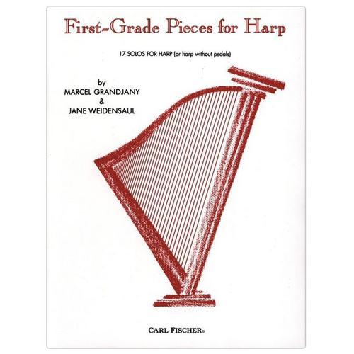 First-Grade Pieces For Harp , By M. Grandjanny & J. Weidensaul - 17 Solos Harp (Or Harp Without Pedal)