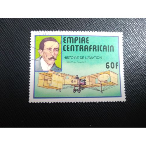 Timbre Centrafrique Y T 306 Histoire De L'Aviation - Santos Dumont 1977 (190509 )