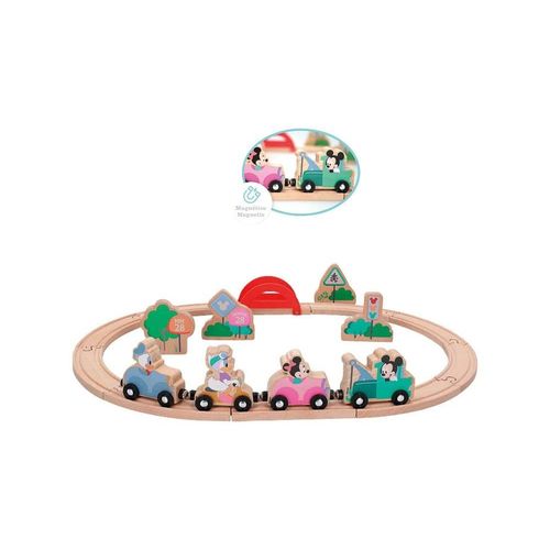 Disney- Mickey Friends Train En Bois Mickey Et Minnie 48703