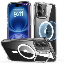 Coque Pour Iphone 16 Plus, Compatible Avec Magsafe, Coque De Protection De Qualité Militaire, Coque De Téléphone Avec Béquille Intégrée, Dos Résistant Aux Rayures, Série Classic, T[Php52507202]