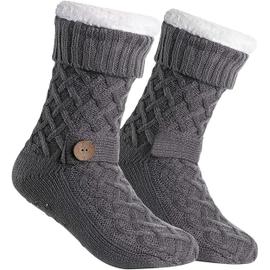 1paire de chaussettes pantoufles chaussettes confortables, hiver chaud  moelleux bas de maison couvre-jambe genoux chaussettes jambe chauffe-jambes