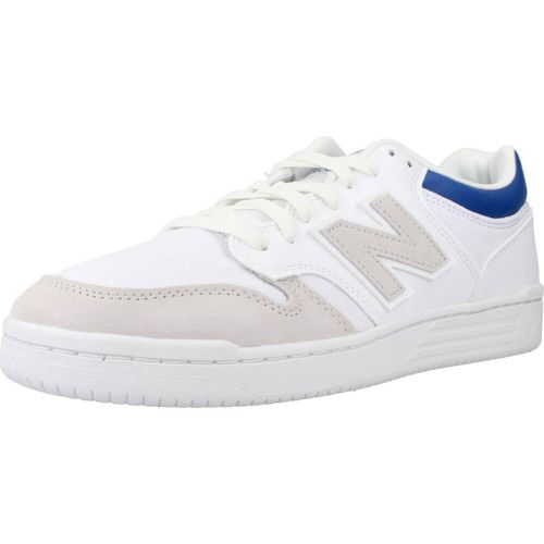 New Balance Baskets 480 En Cuir Et Maille Blanc