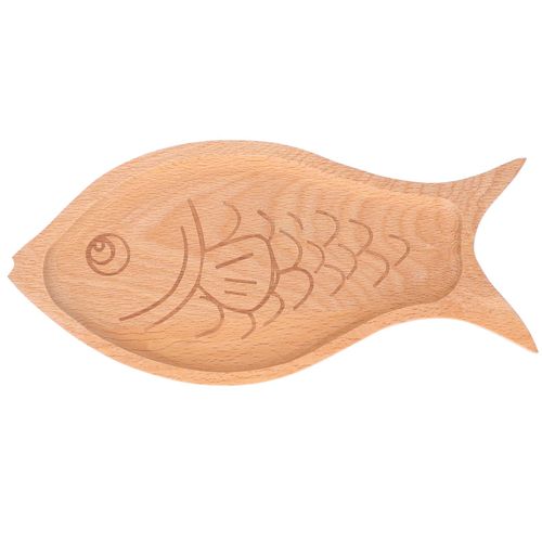 Assiette En Bois En Forme De Poisson Multigrains, Plateau Creatif Pour Desserts Aux Fruits, Boite De Table, Plat A Bonbons