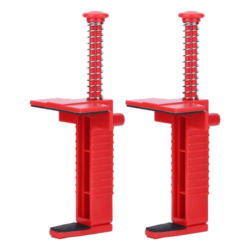 Lot de 2 glissieres de maconnerie, outil de maconnerie, outil de mesure de nivellement, accessoire d'ingenierie, rouge