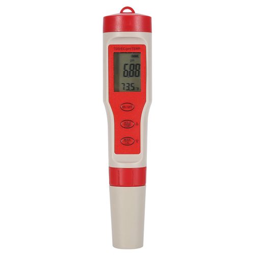 Testeur numerique de qualite de l'eau 4 en 1, fonction pH, TDS, EC, TEMP, moniteur, stylo de test