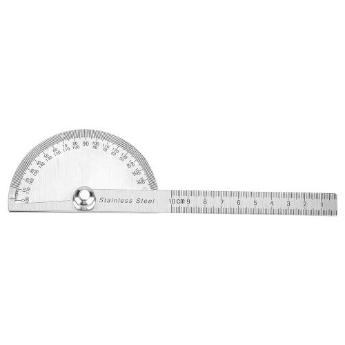 Rapporteur d'angle rotatif en acier inoxydable de 0 a 180 degres