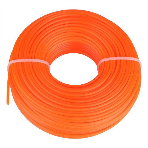 Fil de coupe-bordure rond en nylon de 2,4 mm pour debroussailleuse a essence, 50 m