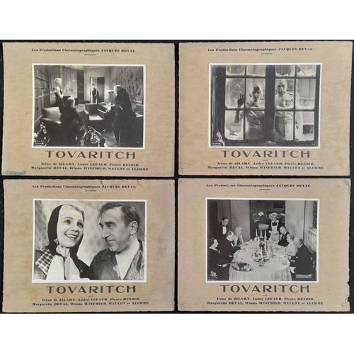 Tovaritch - Film 1935 Réalisé Par Jacques Deval Avec Irén Zilahy , André Lefaur , Marguerite Deval - 4 Photos Originales D'Exploitation De Cinéma - Affiche 35x27 Cm - Photo Raymond Voiquel