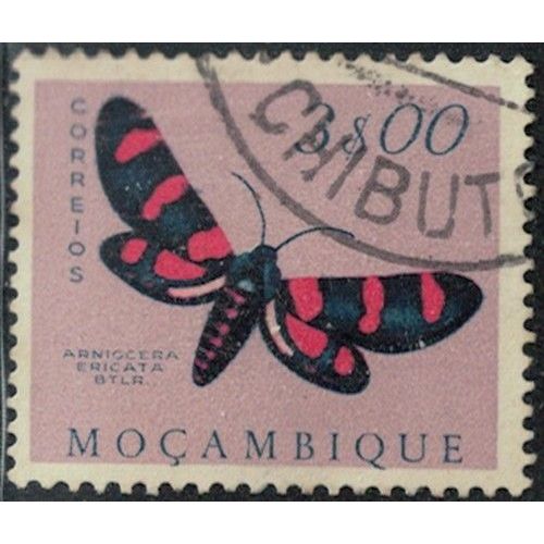 Mozambique 1953 Oblitéré Papillon Arniocera Ericata Butterfly Y&T Mz 431 Su