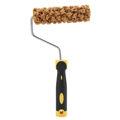 Rouleau a peinture texture avec manche pour decoration murale