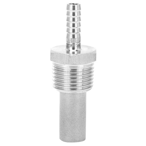 Pierre d'aeration 1/2 MPT, raccord cannele 1/4 po, CO2 2,0 ¿m, fournitures de brassage maison