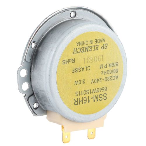 Convient pour le moteur synchrone du plateau tournant du micro-ondes LG 6549W1S011S SSM-16HR, AC 220-240 V