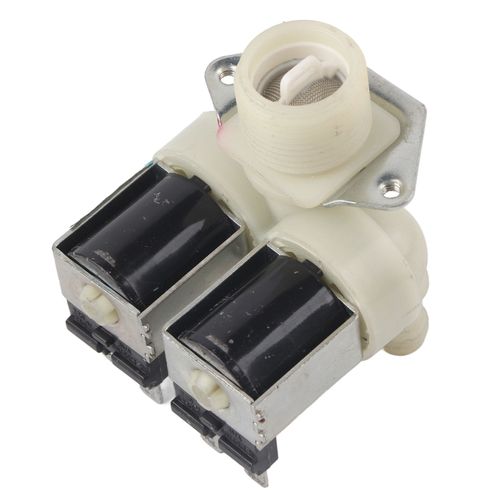electrovanne d'arrivee d'eau de remplacement pour machine a laver, double tete, accessoires pour lave-linge, AC220 V-240 V