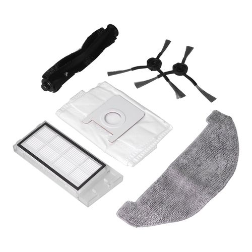 Kit d'accessoires pour robot balayeur, brosse principale, sac a poussiere, filtre de remplacement, compatible avec la serie ROIDMI EVE Plus