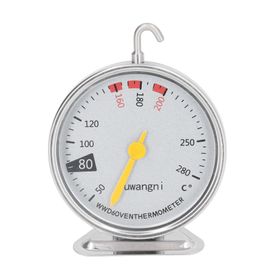 Thermometre de four haute precision a suspendre en acier inoxydable, resistant aux hautes temperatures, pour la cuisine, de 50 a 280 °C