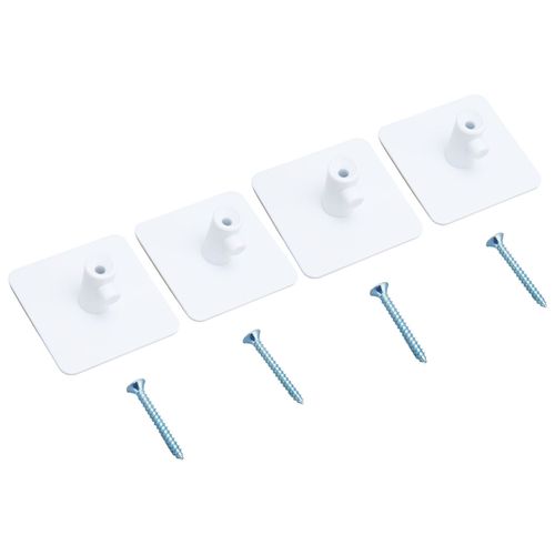 Supports d'accessoires pour batteur sur socle, support vertical suspendu, carre, blanc, pour accessoires de cuisine