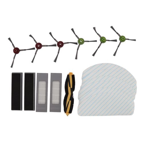 Kit d'accessoires de remplacement pour robot aspirateur Yeedi Vac 2pro, brosse laterale principale avec filtre et chiffons de nettoyage