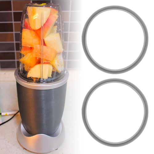 Lot de 2 joints d'etancheite en caoutchouc de rechange pour extracteur de jus Nutri Bullet 900 W
