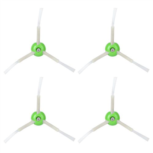 Lot de 4 brosses laterales de rechange pour robot balayeuse domestique, compatibles avec i7+ E5 E6