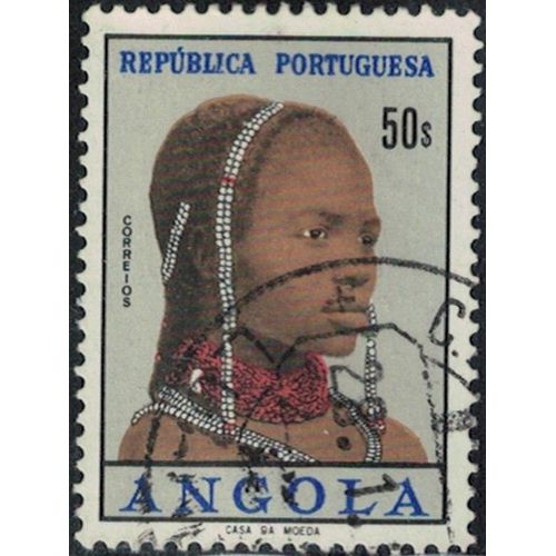 Angola 1961 Oblitéré Femmes Angolaises Coiffure Y&T Ao 435 Su