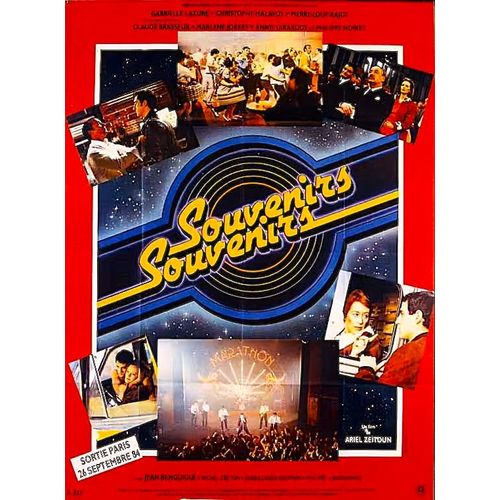 *** Souvenirs Souvenirs De Ariel Zeitoun - 1984 - Gabrielle Lazure - Christophe Mallavoy - Claude Brasseur - Annie Girardot - Marlene Jobert - 120 X 160 (Affichée Minime) - Très Bon Etat ***