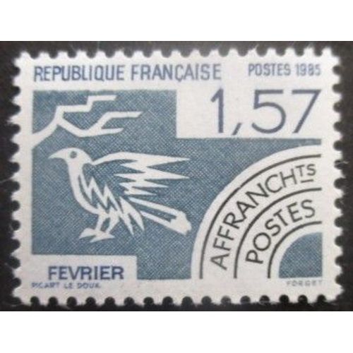 France Préoblitéré N°187 Février Neuf **
