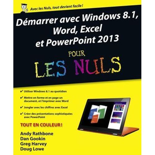 Démarrer Avec Windows 8.1, Word, Excel Et Powerpoint 2013 Pour Les Nuls