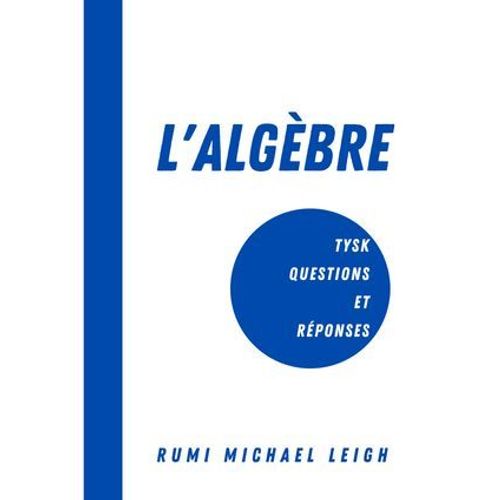 L'algèbre