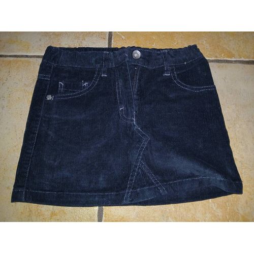 Jupe Velours Noir Tisaia 6 Ans