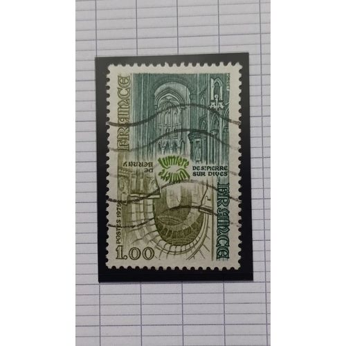 L169 -- Timbre Oblitéré France N ° 2040 -- Année 1979 -- " Série Touristique, Abbayes Normandes ".