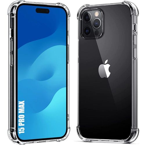 Coque Pour Iphone 15 Pro Max - Protection Silicone Anti-Rayures Ultra Slim Transparent