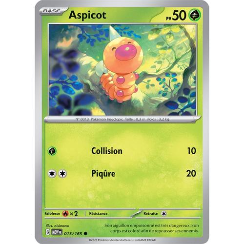 Carte Pokémon - Aspicot - 013/165 - Ev3,5 - 151