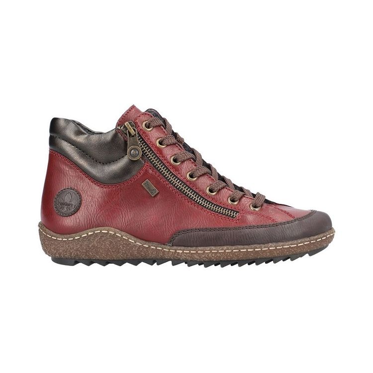 Chaussures Rieker Rouge Promos Soldes Hiver 2024 Rakuten