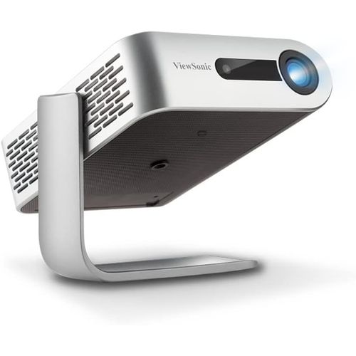 ChenQuanSarl-M1+ Vidéoprojecteur De Poche Wvga 300 Led Lumens, Wifi, Bluetooth, Haut-Parleurs Harman Kardon 2X 3W Cube, Batterie Intégrée, 1X Hdmi, 1X Usb Type C , Durée De Vie Jusqu'À 30 000 Heures