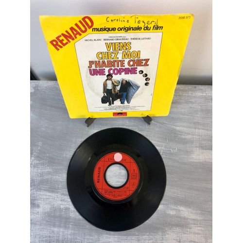 Vinyle 45 Tours-Renaud-Viens Chez Moi J'habite Chez Une Copine