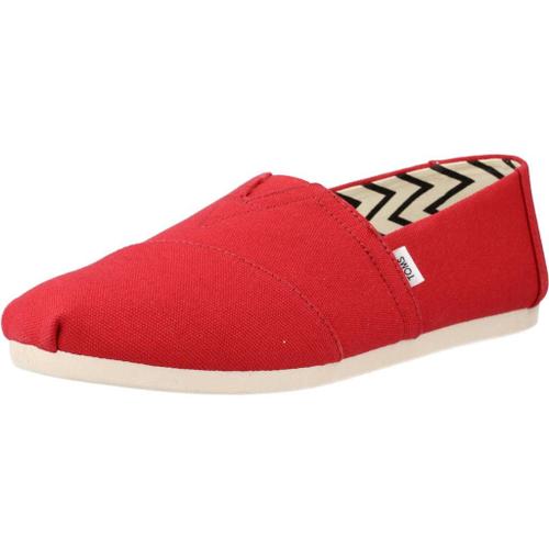 Toms Red Recycled Cotton Canvas Colour Rouge