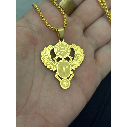 Collier Scarabée Égyptien