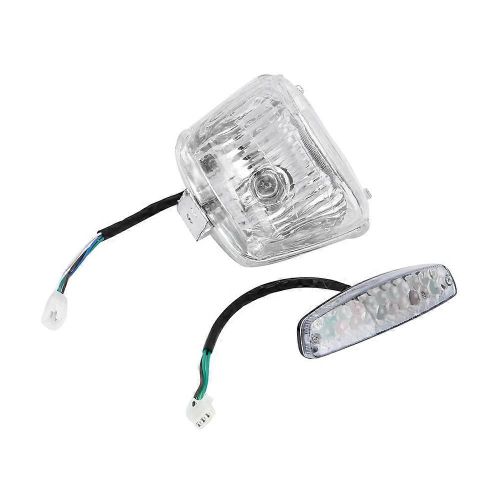 Lampe De Feu Arrière Arrière De Tête 12v Style De Dinosaure Adaptée Pour Vtt 50cc 70cc 110cc Quad Dirt Bike