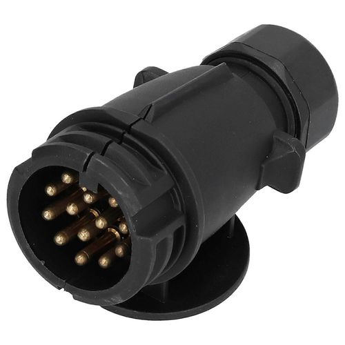 Eu 12v Remorque Plug Électrique 13pin Caravane Câblage Harnais Attelage Connecteur Socket