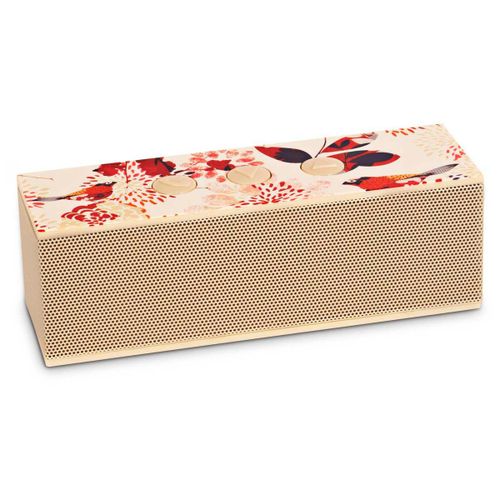 Enceinte haut parleur bluetooth décor Oiseaux