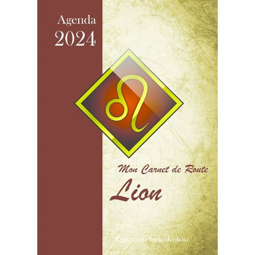 Agenda 2024 - Lion - Carnet De Route