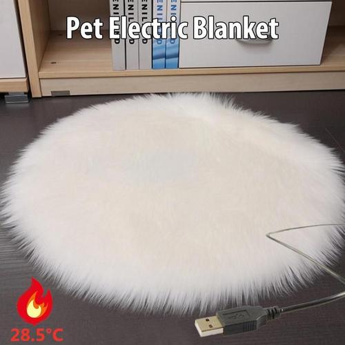 Couverture Chauffante Électrique Pour Animaux De Compagnie, Tapis En Peluche, Chargeur Usb, Pour Voyage, Lit Pour Chien Et Chat