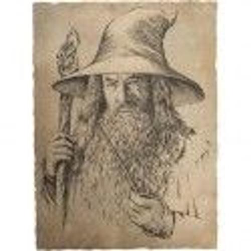 Weta Workshop - Hobbit  Portrait De Gandalf Le Gris (Impression D'art)