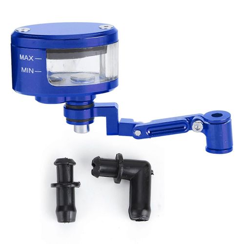 Réservoir De Liquide De Frein Avant Cnc En Aluminium Ensemble De Gobelets D¿Huile De Moto Adaptés À Kawasaki Zx 6r 9r 10rblue