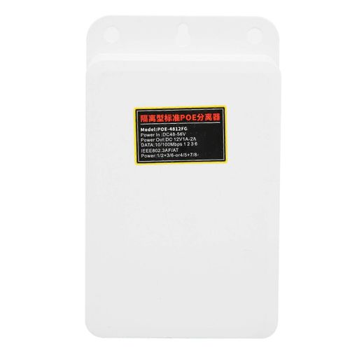 Module d¿alimentation répartiteur d¿injecteur POE 48V à 12V pour la surveillance des caméras de vidéosurveillance IP