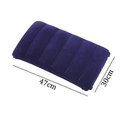 47x30cm Oreillers De Voyage Gonflés Portable Ultraléger Camping Dormir Voyage En Plein Air Bureau Plage Voiture Avion Appui-Tête Fauteuil Inclinable Coussin Coussin