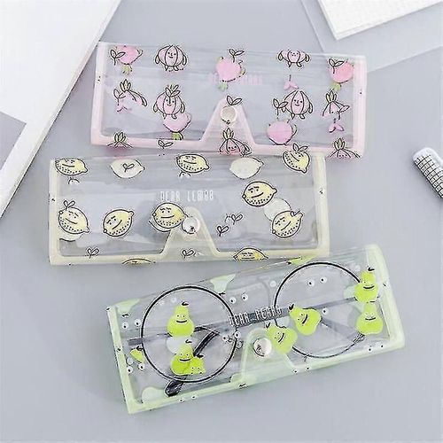 Housses de lunettes porte-lunettes transparents en pvc housse de protection