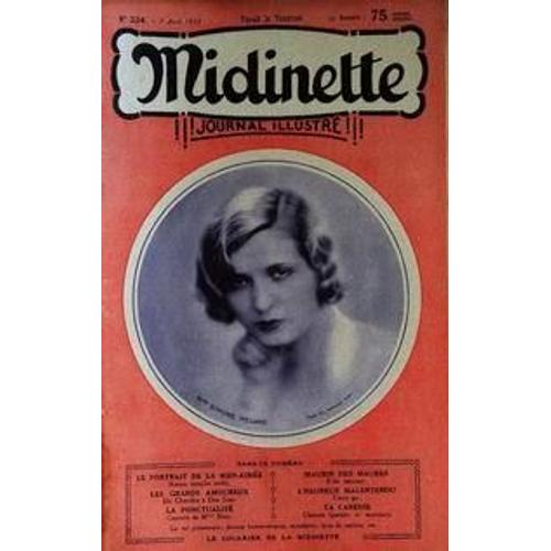 Midinette N° 334 Du 07/04/1933