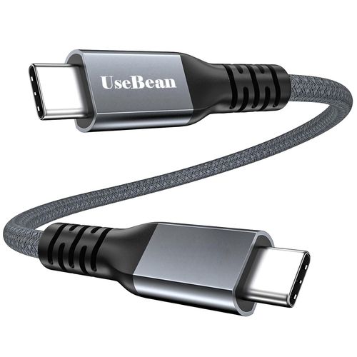 CLICKSELL-240W Câble Usb4 0.3M, Court Câble Usb 4 Usb C Vers Usb C Pd 3.1 Charge Rapide, 40Gbps Transmission/8K@60Hz Câble Thunderbolt 4/3 Pour Iphone 15 Ipad Pro Air Macbook Galaxy S24 Egpu Docking